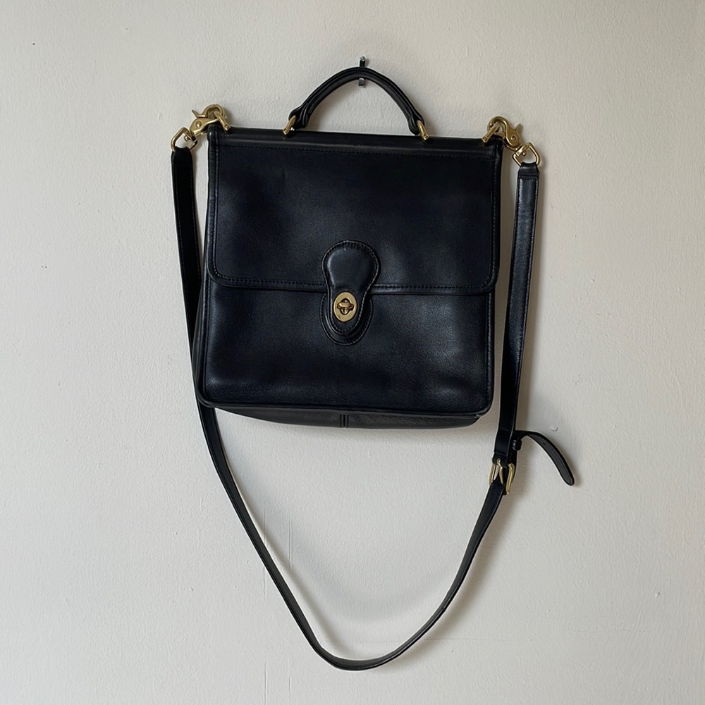 Coach Willis Top Handle, Black